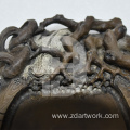 Gecko tree root stone carving inkstone